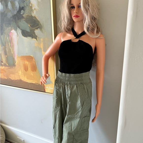 NEW Never Worn Aerie Stylish & Comfortable Easiest Cargo Pants in Olive Fun! - Picture 10 of 15